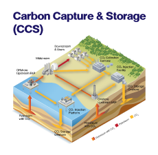 โครงการดักจับและกักเก็บก๊าซคาร์บอนไดออกไซด์ (Carbon Capture and Storage หรือ CCS)